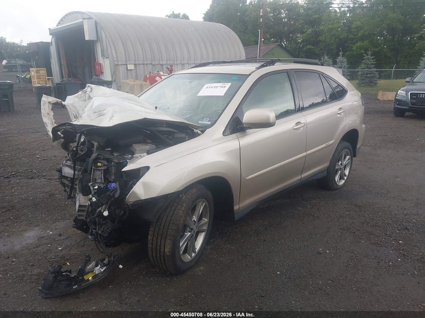 2007 Lexus Rx VIN JTJHW31U672017904 IAAI salvage auction — NORMAL WEAR, Clear (New Jersey), sold $450 on 2026-07-30 (photo 2)