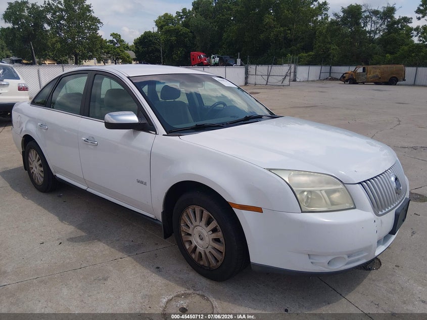 2008 Mercury Sable VIN 1MEHM40W28G624564 IAAI salvage auction — NORMAL WEAR, Clear (Missouri), sold $175 on 2026-07-21 (photo 1)