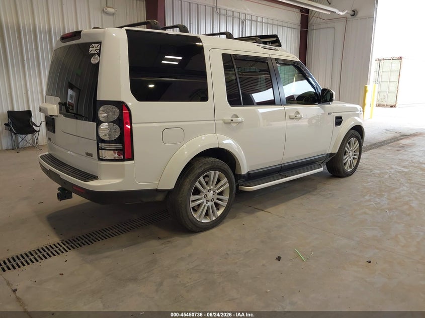 2014 Land rover Lr4 VIN SALAK2V61EA724376 IAAI salvage auction — NORMAL WEAR, Clear (Utah), sold $750 on 2026-07-29 (photo 4)
