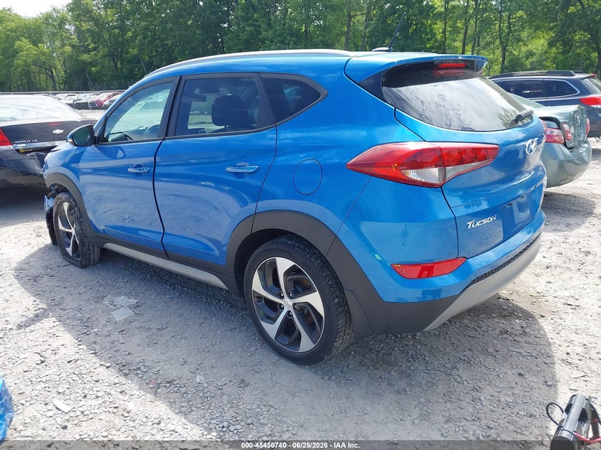 2017 Hyundai Tucson VIN KM8J3CA28HU334841 IAAI salvage auction — LEFT FRONT, Mv-907A (New York), sold $3,900 on 2026-07-14 (photo 3)