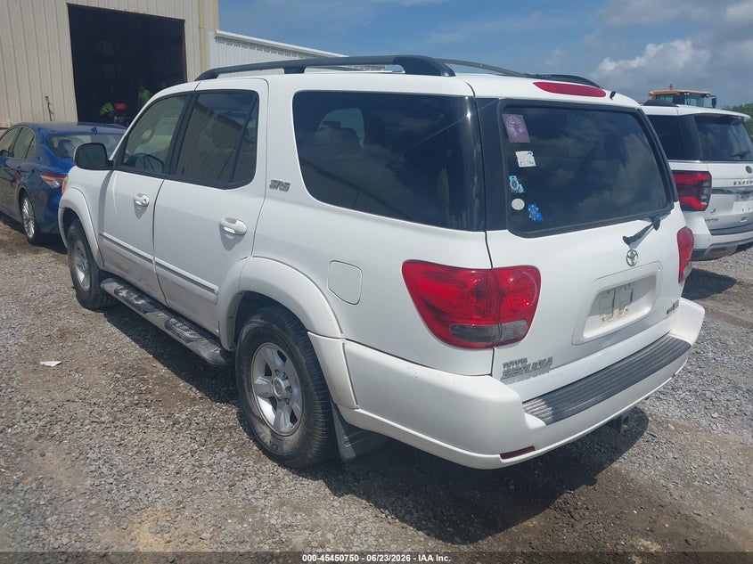 2005 Toyota Sequoia VIN 5TDZT34A55S258201 IAAI salvage auction — WATER/FLOOD, Salvage (Mississippi), sold $1,775 on 2026-07-31 (photo 3)