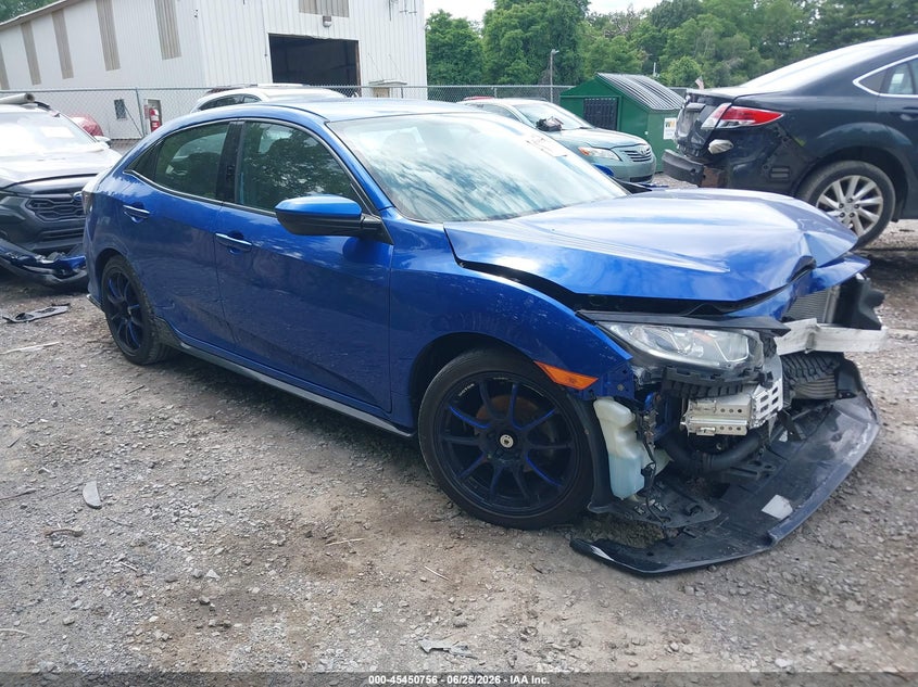 2018 Honda Civic VIN SHHFK7H42JU422244 IAAI salvage auction — FRONT END, Mv-907A (New York), sold $2,675 on 2026-07-14 (photo 1)