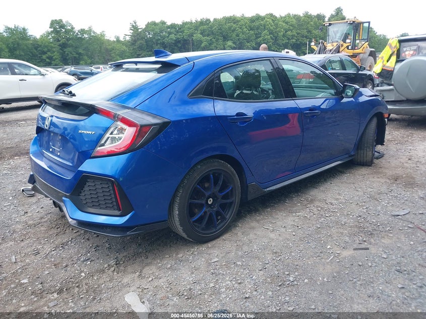 2018 Honda Civic VIN SHHFK7H42JU422244 IAAI salvage auction — FRONT END, Mv-907A (New York), sold $2,675 on 2026-07-14 (photo 4)