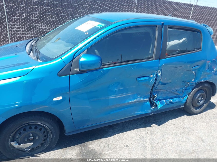 2018 Mitsubishi Mirage VIN ML32A3HJ2JH003024 IAAI salvage auction — SIDE, Salvage Title, sold $875 on 2026-07-13 (photo 6)