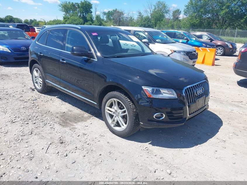 2017 Audi Q5 VIN WA1L2AFP8HA049898 IAAI salvage auction — HAIL, Clear (Wisconsin), sold $2,775 on 2026-07-09 (photo 1)