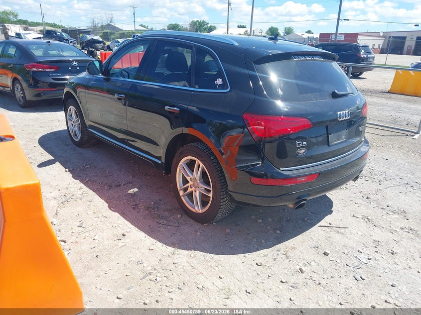 2017 Audi Q5 VIN WA1L2AFP8HA049898 IAAI salvage auction — HAIL, Clear (Wisconsin), sold $2,775 on 2026-07-09 (photo 3)