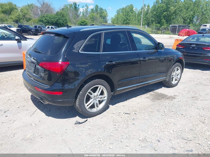 2017 Audi Q5 VIN WA1L2AFP8HA049898 IAAI salvage auction — HAIL, Clear (Wisconsin), sold $2,775 on 2026-07-09 (photo 4)