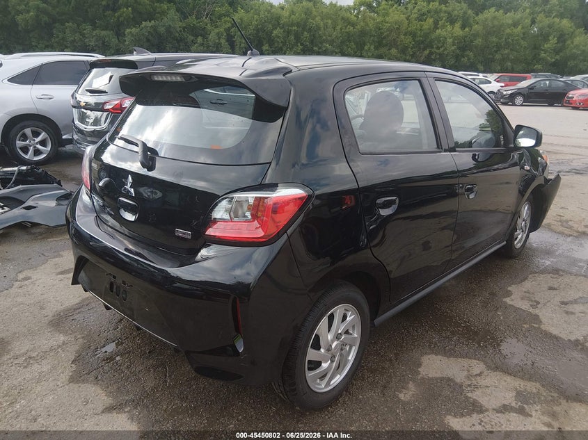 2022 Mitsubishi Mirage VIN ML32AUHJ0NH001512 IAAI salvage auction — FRONT END, Salvage (Kansas), sold $1,900 on 2026-09-09 (photo 4)