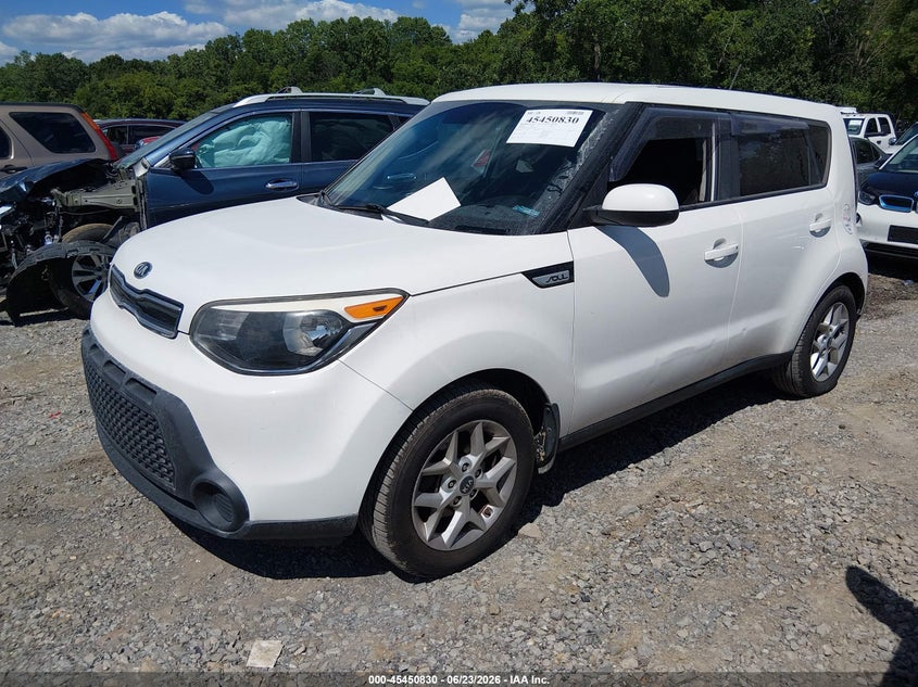 2016 Kia Soul VIN KNDJN2A20G7354703 IAAI salvage auction — NORMAL WEAR, Clear (Tennessee), sold $1,925 on 2026-07-16 (photo 2)