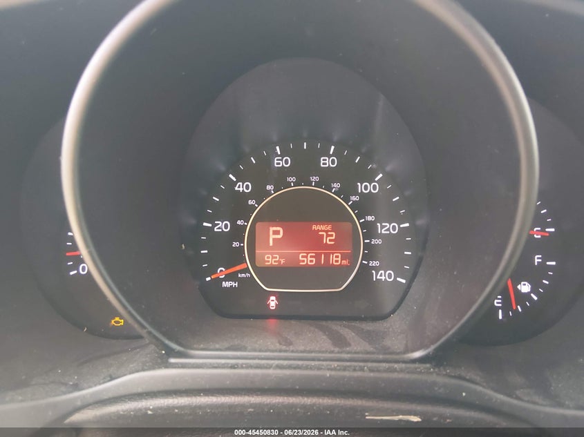 2016 Kia Soul VIN KNDJN2A20G7354703 IAAI salvage auction — NORMAL WEAR, Clear (Tennessee), sold $1,925 on 2026-07-16 (photo 7)