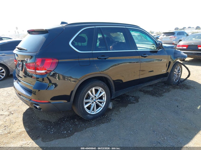 2014 BMW X5 VIN 5UXKR2C55E0H34028 IAAI salvage auction — FRONT END, Salvage (Arizona), sold $675 on 2026-07-29 (photo 4)