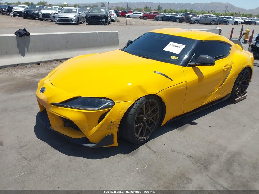 2020 Toyota Supra VIN WZ1DB4C06LW028001 IAAI salvage auction — FRONT END, Salvage (Arizona), sold $17,200 on 2026-07-09 (photo 6)