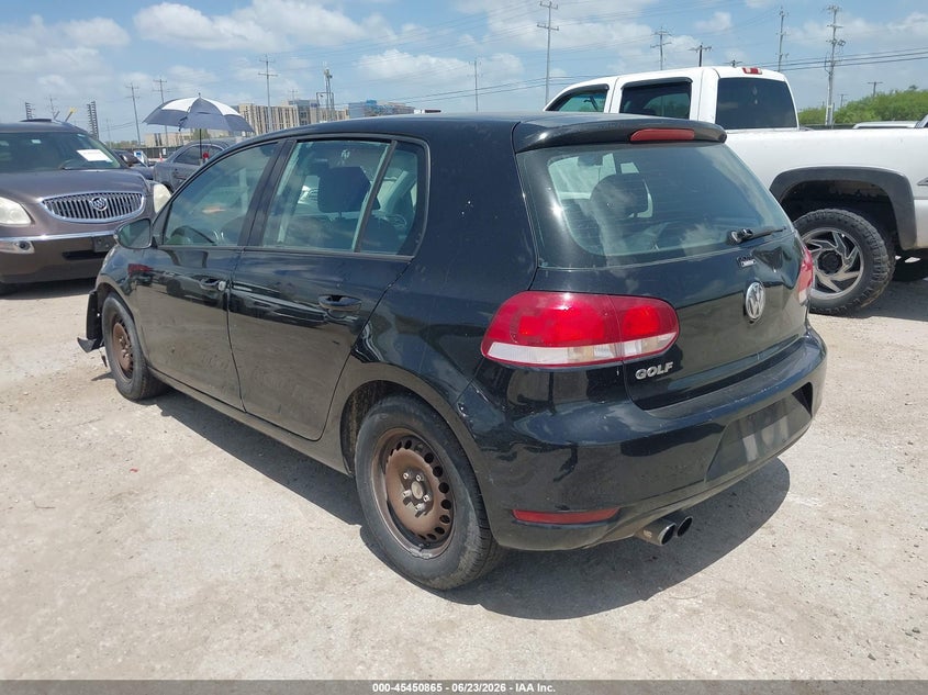 2011 Volkswagen Golf VIN WVWDA7AJ0BW218079 IAAI salvage auction — NORMAL WEAR, Original (Texas), sold $300 on 2026-07-29 (photo 3)