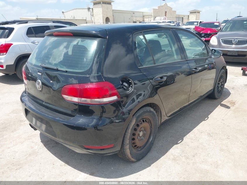 2011 Volkswagen Golf VIN WVWDA7AJ0BW218079 IAAI salvage auction — NORMAL WEAR, Original (Texas), sold $300 on 2026-07-29 (photo 4)