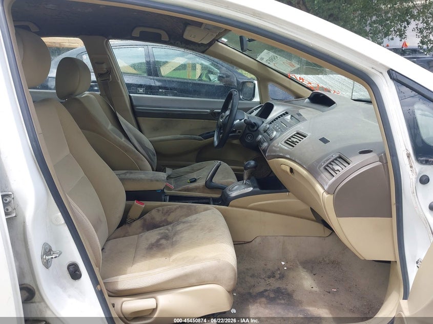 2008 Honda Civic VIN JHMFA36228S015485 IAAI salvage auction — NORMAL WEAR, Clear (Tennessee), sold $300 on 2026-07-22 (photo 5)