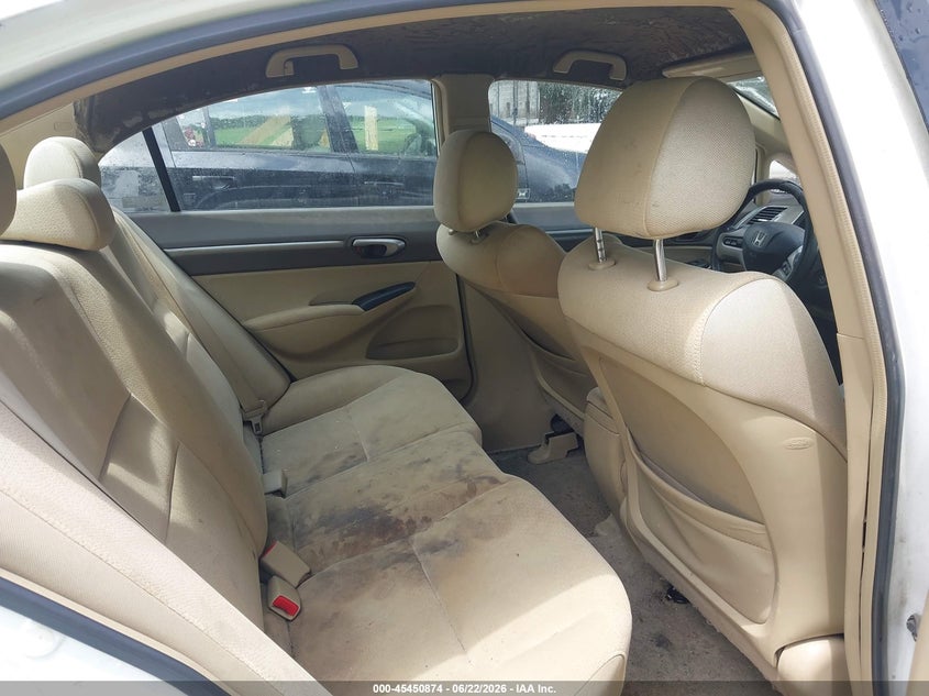 2008 Honda Civic VIN JHMFA36228S015485 IAAI salvage auction — NORMAL WEAR, Clear (Tennessee), sold $300 on 2026-07-22 (photo 8)