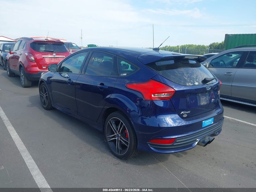 2016 Ford Focus st VIN 1FADP3L90GL249955 IAAI salvage auction — NORMAL WEAR, Clear (North Carolina), sold $1,250 on 2026-07-08 (photo 3)