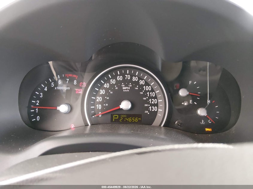 2012 Kia SEDONA VIN KNDMG4C77C6446399 IAAI salvage auction — NORMAL WEAR, Clear (Florida), sold $650 on 2026-07-08 (photo 7)