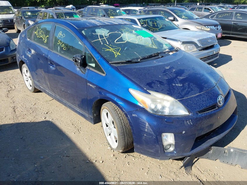 2010 Toyota Prius v VIN JTDKN3DU7A0181284 IAAI salvage auction — FRONT & REAR, Bill Of Sale (New York), sold $550 on 2026-07-07 (photo 1)
