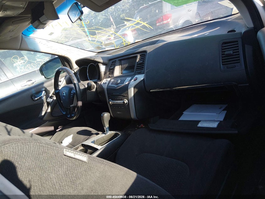 2010 Nissan Murano VIN JN8AZ1MW7AW122193 IAAI salvage auction — FRONT & REAR, Bill Of Sale (New York), sold $425 on 2026-07-07 (photo 5)