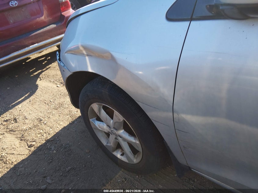 2010 Nissan Murano VIN JN8AZ1MW7AW122193 IAAI salvage auction — FRONT & REAR, Bill Of Sale (New York), sold $425 on 2026-07-07 (photo 6)