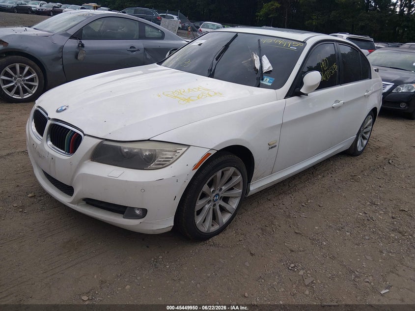 2011 BMW 3 series VIN WBAPK7C5XBA971879 IAAI salvage auction — REAR END, Bill Of Sale (New York), sold $450 on 2026-07-07 (photo 2)