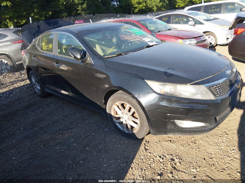 2013 Kia Optima VIN 5XXGM4A75DG236556 IAAI salvage auction — REAR END, Bill Of Sale (New York), sold $425 on 2026-07-07 (photo 1)