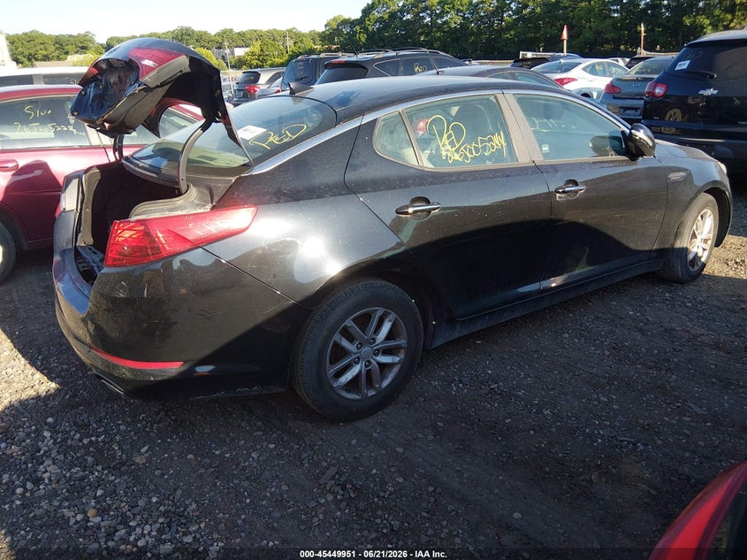 2013 Kia Optima VIN 5XXGM4A75DG236556 IAAI salvage auction — REAR END, Bill Of Sale (New York), sold $425 on 2026-07-07 (photo 4)