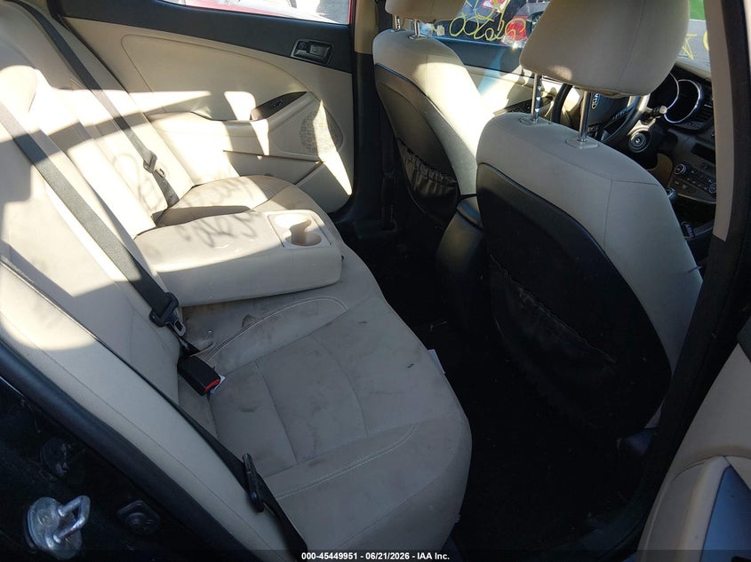 2013 Kia Optima VIN 5XXGM4A75DG236556 IAAI salvage auction — REAR END, Bill Of Sale (New York), sold $425 on 2026-07-07 (photo 8)