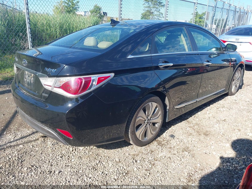 2013 Hyundai Sonata VIN KMHEC4A49DA095305 IAAI salvage auction — ROOF, Clear (Illinois), sold $525 on 2026-07-22 (photo 4)