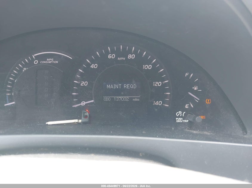 2007 Toyota Camry hybrid VIN JTNBB46KX73038844 IAAI salvage auction — NORMAL WEAR, Clear (Washington), sold $325 on 2026-07-22 (photo 7)