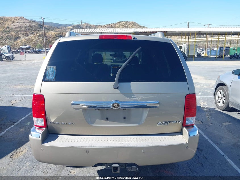 2009 Chrysler Aspen VIN 1A8HW58T99F710434 IAAI salvage auction — NORMAL WEAR, Clear - Dealer Only (California), sold $650 on 2026-07-15 (photo 6)