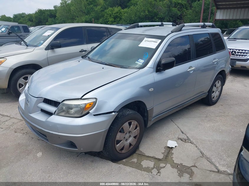 2006 Mitsubishi Outlander VIN JA4LZ31F26U037652 IAAI salvage auction — NORMAL WEAR, Original (Texas), sold $275 on 2026-07-27 (photo 2)