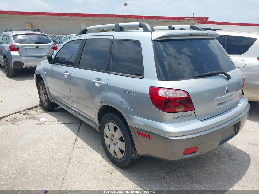 2006 Mitsubishi Outlander VIN JA4LZ31F26U037652 IAAI salvage auction — NORMAL WEAR, Original (Texas), sold $275 on 2026-07-27 (photo 3)