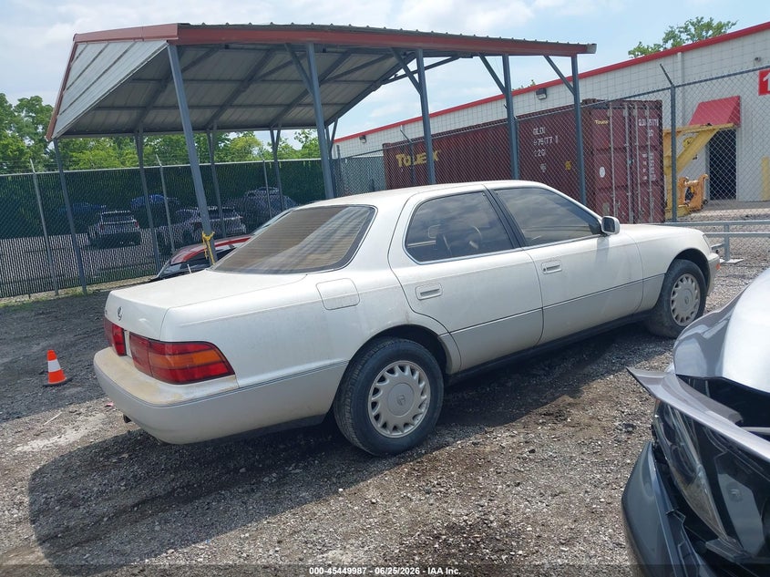 1991 Lexus Ls VIN JT8UF11E0M0079996 IAAI salvage auction — NORMAL WEAR, Clear (Arizona), sold $250 on 2026-07-06 (photo 4)