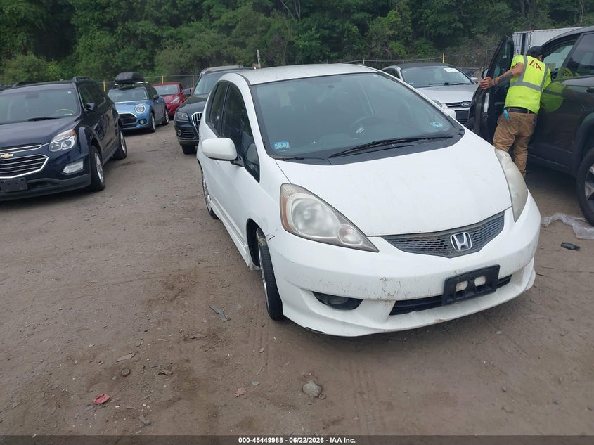 2010 Honda Fit VIN JHMGE8H40AC039210 IAAI salvage auction — NORMAL WEAR, Reconstructed (Massachusetts), sold $425 on 2026-07-21 (photo 1)