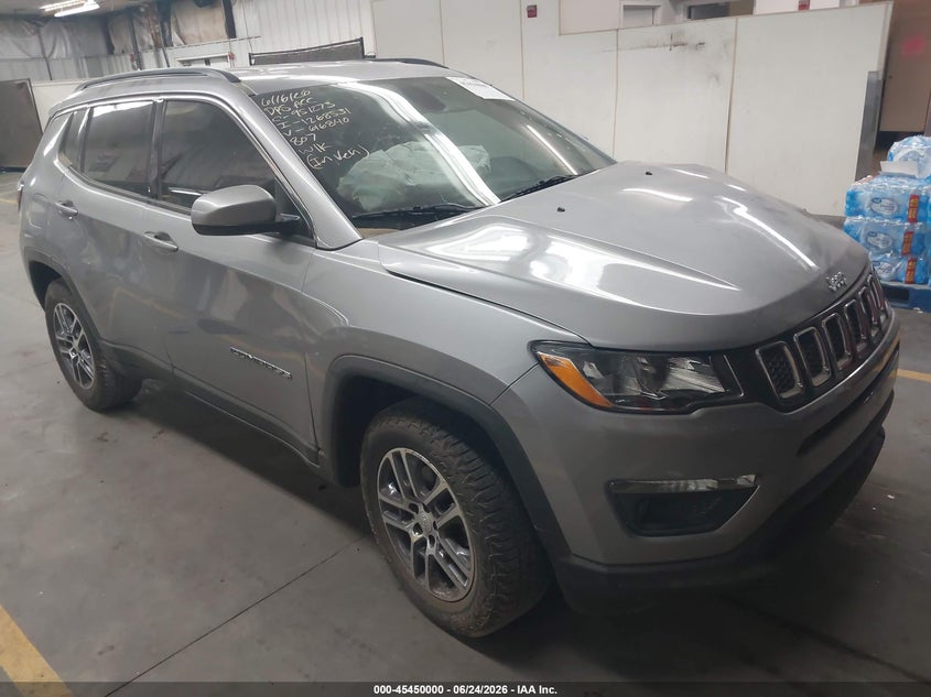 2017 Jeep Compass VIN 3C4NJDBB0HT616840 IAAI salvage auction — FRONT END, Salvage Title, sold $1,150 on 2026-07-10 (photo 1)