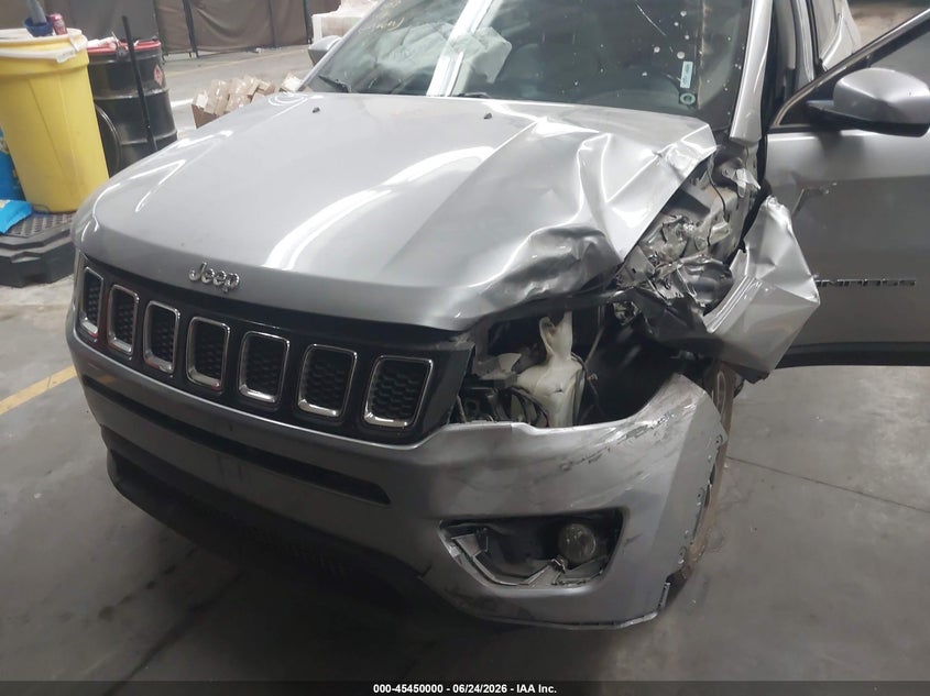 2017 Jeep Compass VIN 3C4NJDBB0HT616840 IAAI salvage auction — FRONT END, Salvage Title, sold $1,150 on 2026-07-10 (photo 6)