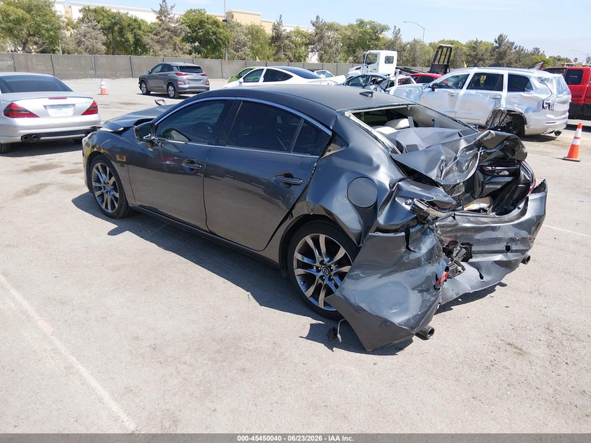 2017 Mazda 6 VIN JM1GL1W57H1142043 IAAI salvage auction — REAR END, Non-Repairable (California), sold $400 on 2026-07-27 (photo 3)