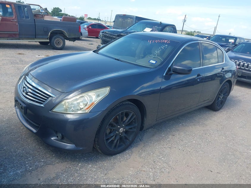 2012 Infiniti G VIN JN1CV6AP0CM625222 IAAI salvage auction — NORMAL WEAR, Original (Texas), sold $1,450 on 2026-07-15 (photo 2)