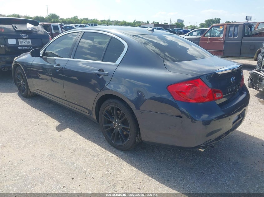 2012 Infiniti G VIN JN1CV6AP0CM625222 IAAI salvage auction — NORMAL WEAR, Original (Texas), sold $1,450 on 2026-07-15 (photo 3)