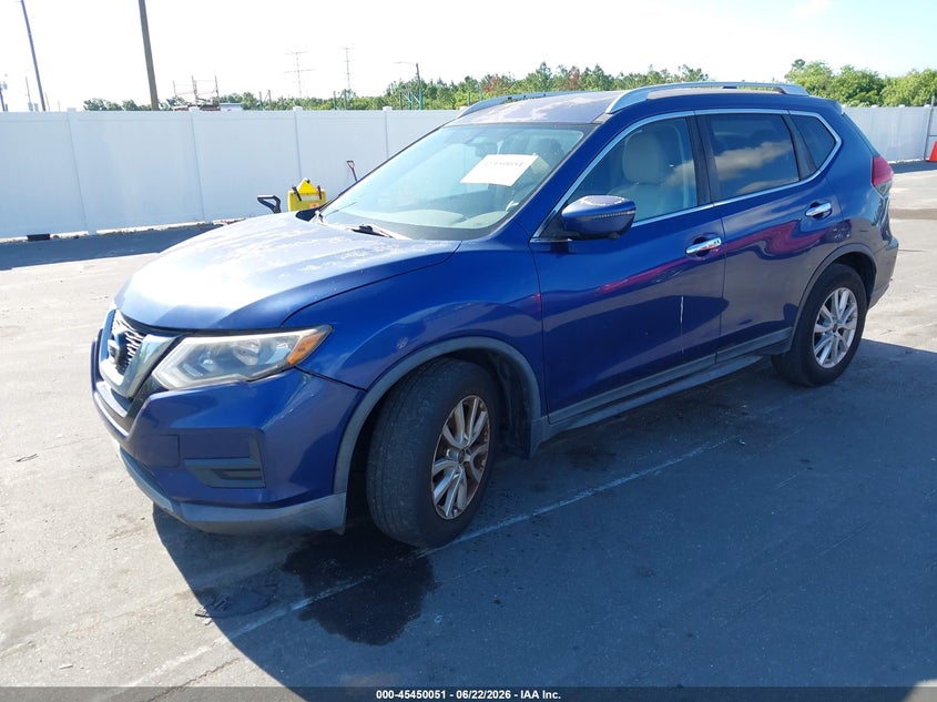 2017 Nissan Rogue VIN KNMAT2MT9HP534855 IAAI salvage auction — NORMAL WEAR, Clear (Florida), sold $1,375 on 2026-07-29 (photo 2)
