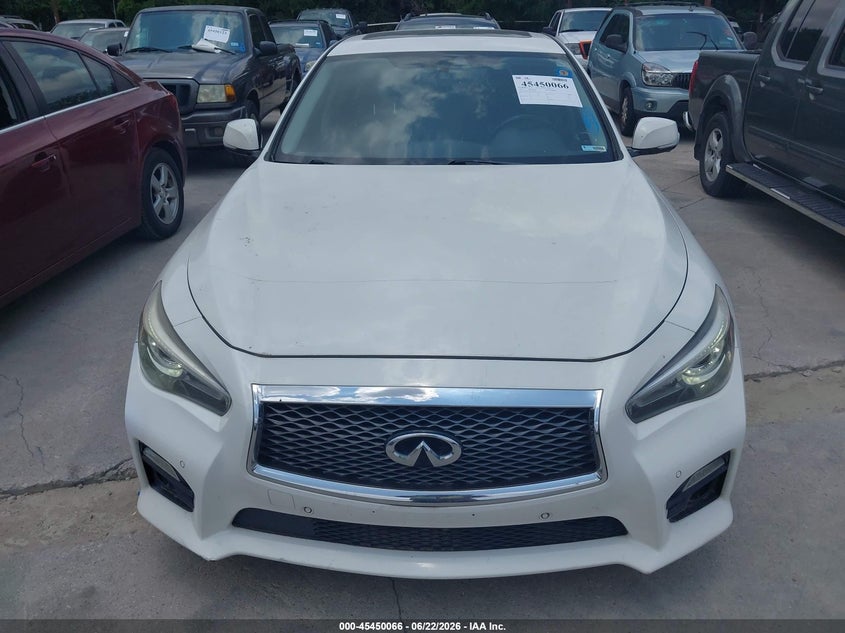 2015 Infiniti Q50 VIN JN1AV7AP9FM790087 IAAI salvage auction — NORMAL WEAR, Original (Texas), sold $750 on 2026-07-29 (photo 6)