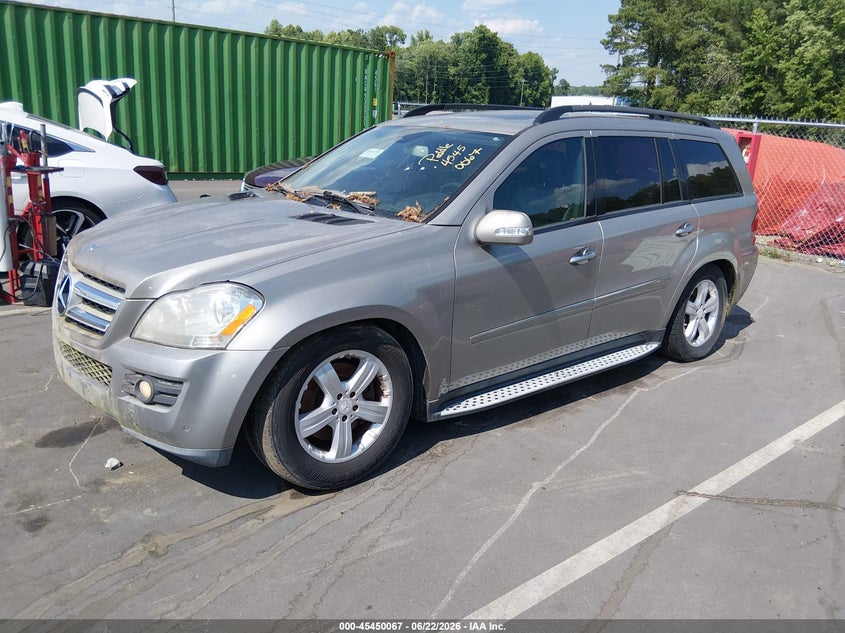 2008 Mercedes-benz Gl-klasse VIN 4JGBF71E08A325579 IAAI salvage auction — NORMAL WEAR, Clear (North Carolina), sold $650 on 2026-08-05 (photo 2)
