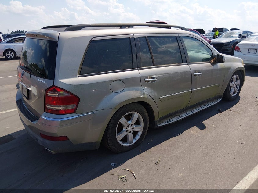 2008 Mercedes-benz Gl-klasse VIN 4JGBF71E08A325579 IAAI salvage auction — NORMAL WEAR, Clear (North Carolina), sold $650 on 2026-08-05 (photo 4)