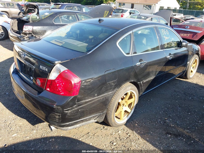 2007 Infiniti M35 VIN JNKAY01F27M457927 IAAI salvage auction — FRONT & REAR, Bill Of Sale (New York), sold $475 on 2026-07-07 (photo 4)