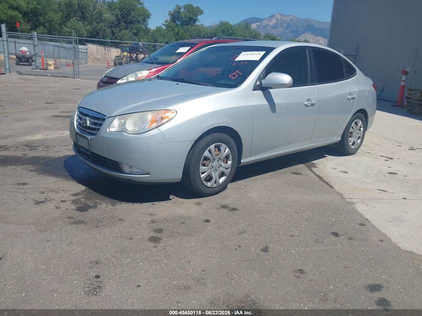 2010 Hyundai Elantra VIN KMHDU4AD6AU118347 IAAI salvage auction — NORMAL WEAR, Clear (Utah), sold $475 on 2026-07-09 (photo 2)