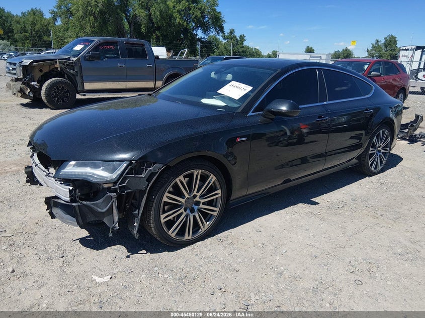 2012 Audi A7 VIN WAU3GAFC8CN162771 IAAI salvage auction — FRONT END, Salvage Title, sold $1,750 on 2026-08-02 (photo 2)