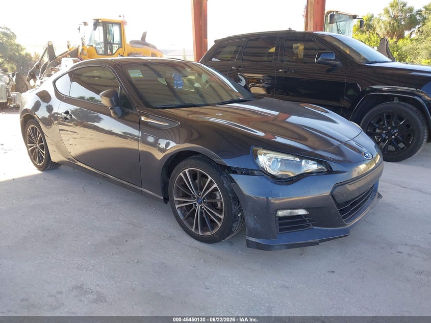 2015 Subaru Brz VIN JF1ZCAB17F9604536 IAAI salvage auction — NORMAL WEAR, Clear (Florida), sold $2,450 on 2026-07-28 (photo 1)
