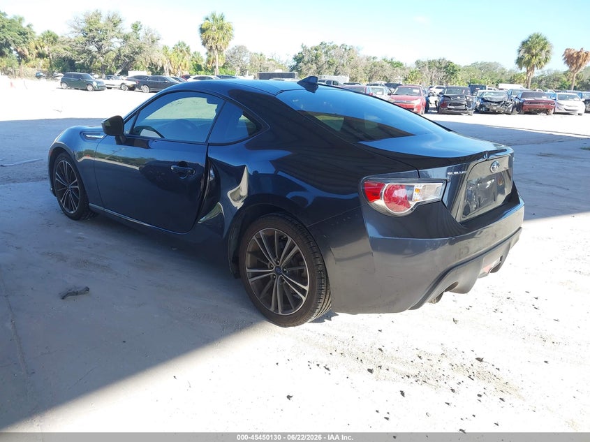2015 Subaru Brz VIN JF1ZCAB17F9604536 IAAI salvage auction — NORMAL WEAR, Clear (Florida), sold $2,450 on 2026-07-28 (photo 3)